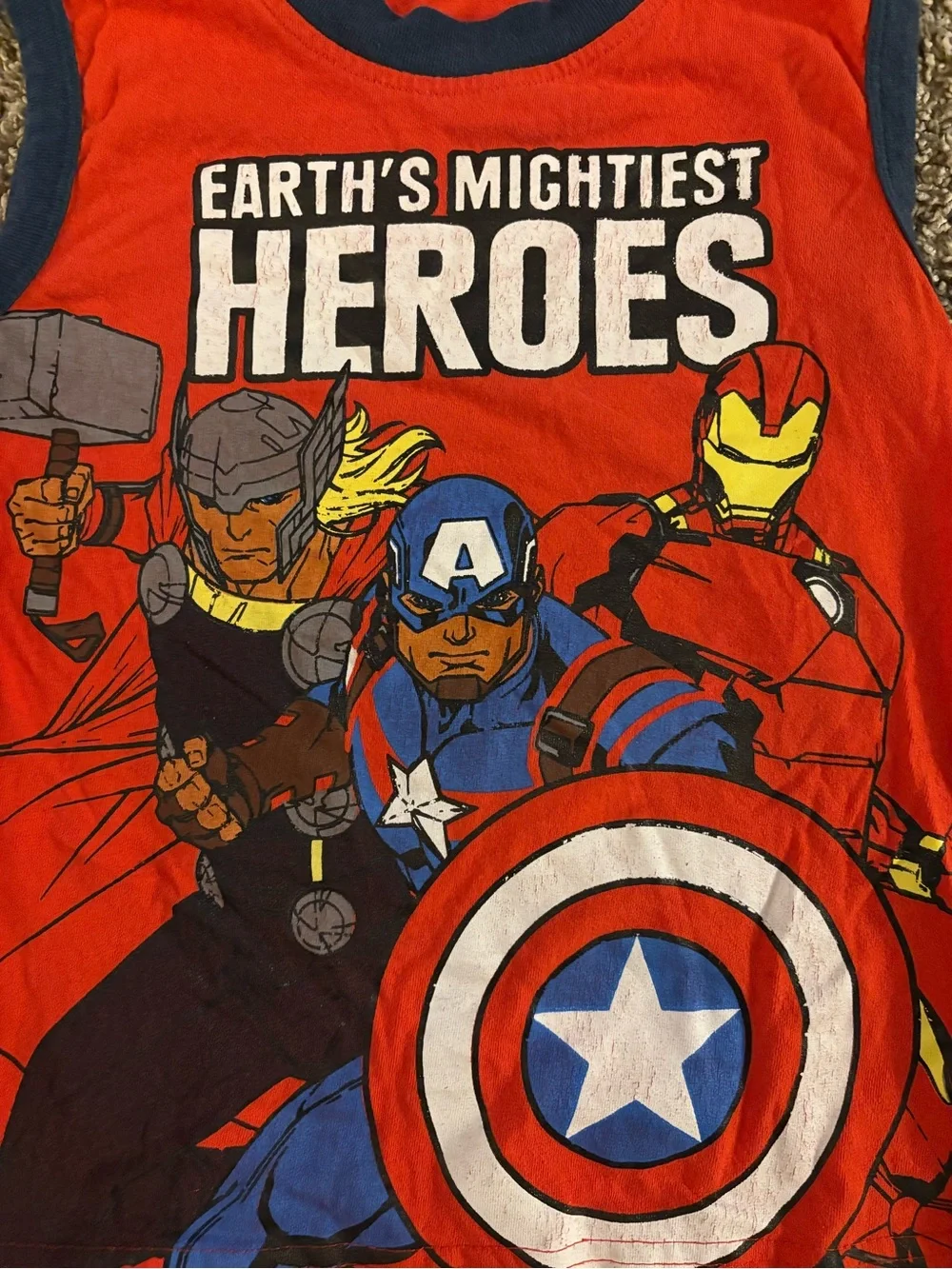Avengers Thor Kids Red & Gray Thor Costume Hoodie